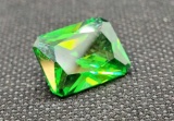 Green Emerald cut Emerald Gemstone 18.94ct