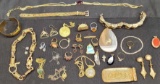 Various jewelry Gold tone, Gold filled, some poss real Gold