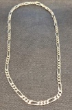 925 Silver Figaro Chain Necklace