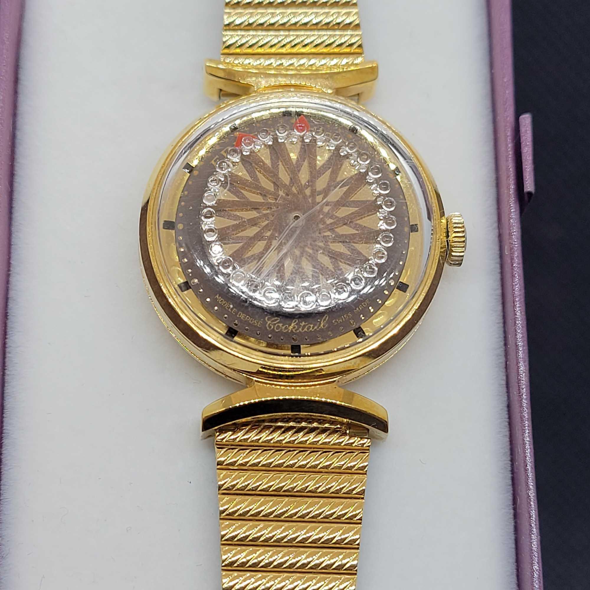 Ernest Borel Kaleidoscope Cocktail Watch Ernest Borel 17 Jewel