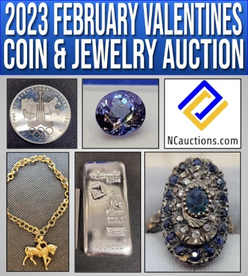 2023 Valentines Coin Jewelry Auction