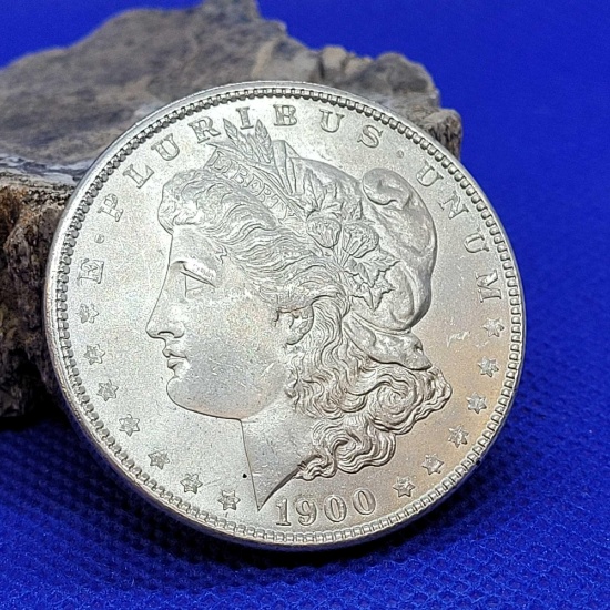 1900 Morgan silver dollar 90% silver coin