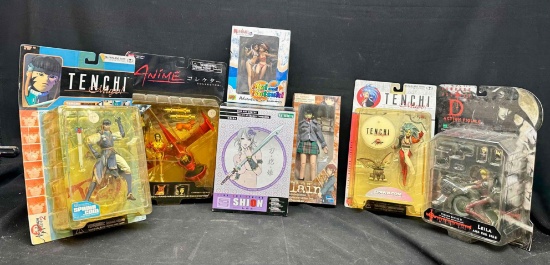 Anime Collectibles. Action Figures, Statues, Vampire Hunter X, SHION, Cowboy Bebop more