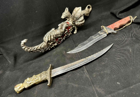 Fancy Knives. Dragon, Goddess more