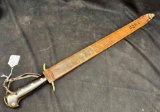 Pre WWI German Machete Korf Hornberg no. 216 /WW2 USMC Owenby Howard C Cox