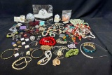 Assorted Costume Jewelry. Necklaces, Bracelets, Rings more
