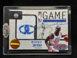 1 of 1 Custom Cut Michael Jordan Jersey Patch Baseball Card
