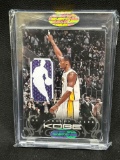 1 of 1 Custom Cut Kobe Bryant Jersey Patch Basketball Card