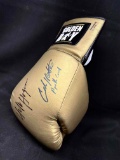 Signed ROCKY Boxing Glove w GAA COA Sticker Say Sylvester Stallone, Hulk Hogan, Carl Weathers