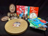 Assorted Dr Seuss Books, Old Photographs, more