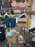 Cart Full of Kitchen and Housewares. Multi Air Fryer, Food Saver, Glassware Clothing more