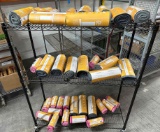 Cart full of Approximately 36 Yoga Pilates May Towels in Assorted Sizes