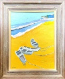 Framed Art Beach Scene from LeFevre