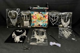 Disney Purse, Costume Jewelry Necklaces, Hairstick more
