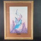 Framed LE 400/950 print titled Daughters Of The West Wind by Bill Rabbit