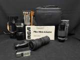 Camera Accessories. Lenses, Flash, Film/Slide Adapter. Nikon, Vivitar, RCA more