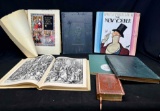 Old Vintage Books. Magyar Anjou Legendaruim, New Yorker Covers, Things to come Bublical Literature