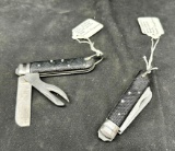 Pair Of WW2 Italian Army Issue Pocket Utility Knives