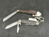 WW2 Camillus 1944 USCG Pocket Knife and US Army Issue Utility Knife by PAL Rare