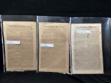 Three War of 1812 Bootlets The weekly register Baltimore 8 pgs each