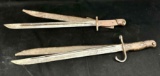 Pair of Very Old Bayonets with Sheaths