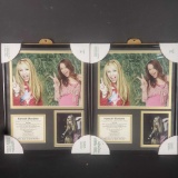 Best of Both worlds Hanah Montana Miley Cyrus framed photos/plaque