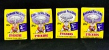 Garbage Pail Kid 1986 4th Series Topps Lot Of 4 All Sealed Packs