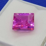 Pink Sapphire Square cut Gemstone 7.40ct