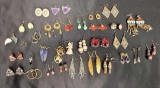 Lot of earrings Christmas giraffe easter