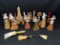 Fancy Collectible Mini Whisk Brooms. Porcelain Dolls, Wooden Characters more