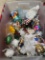 Bin full of Christmas Ornaments