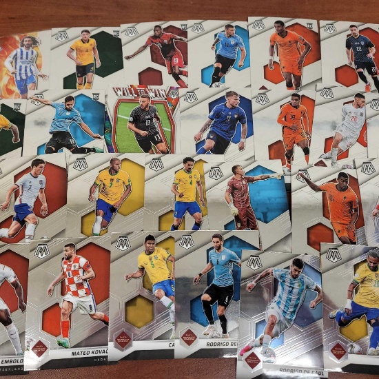 Soccer cards 2021-22 Panini Rookie cards