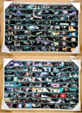 2 Large 3.8ft Sheets of Uncut Star Wars Trading Cards PBM Graphics