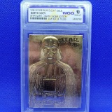 1996 Score Board 23kt gold Darth Vader Mint 10