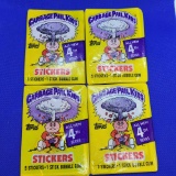 Garbage pail kids 1986 4th Series topps lot of 4 all sealed pack
