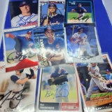 24 Cleveland Indians/ Gladiators Signed Autographed Baseball cards, Many Rookies