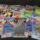 lot of 32 Superman DC Comics that Includes, Superman of Steel and Bizarro World and more