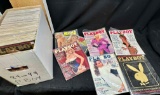 Box of Approximately 40 Playboy Magazines 1984 - 1999 Vanna White