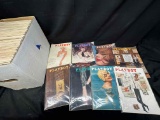 Box of Approximately 47 Vintage Playboy magazines 1960s