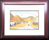 Framed Art New Mexico Mining Camp from Miron Sokole