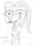 Picasso Lithographe Fernand Moulot IV Andre Sauret 1964 9 x 12