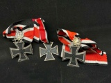 3 WW1/WW2 Type German Medals 2nd Class Nazi 1939