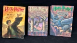 3 Harry Potter Books 1st US Edition Books