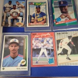 Baseball card lot Rated Rookies, HOF player 1980s-2020