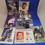 Football Card lot HoF players Relic cards