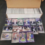 Box Of baseball cards 2022 Rookies and Relic cards