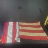 Lot of 2 large American Flags Valley Forge Flag Company INC.