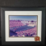 Framed photograph USC Trojans football stadium
