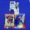 (3) Lamar Jackson football cards 2020-22 Jersey patch card