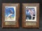 2005 Padres Trevor Hoffman and Jake Perry Donruss Trading Cards on Plaques